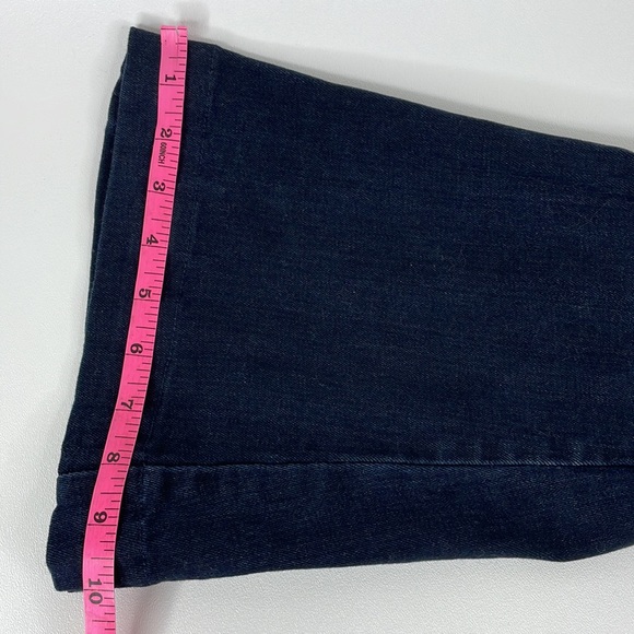 7 For All Mankind Jiselle Slim Flare Jeans Dark wash size 26 - Picture 11 of 14